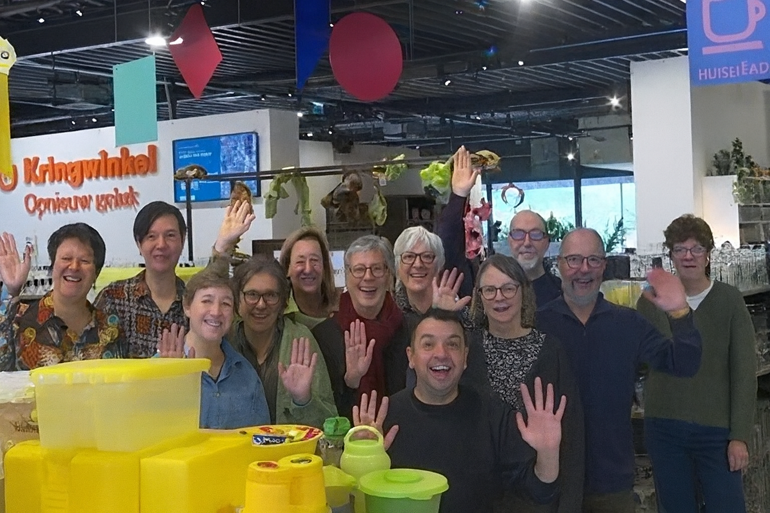 modeshow In de Kringwinkel van Grembergen bij Dendermonde